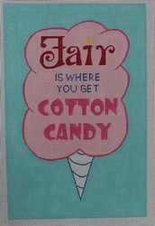 click here to view larger image of Fair is Where You Get Cotton Candy (hand painted canvases)