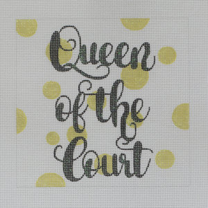 click here to view larger image of Queen of the Court (hand painted canvases)