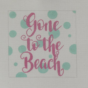 click here to view larger image of Gone to the Beach (hand painted canvases)