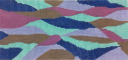 click here to view larger image of Blue Waves (hand painted canvases)
