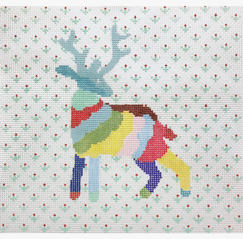 click here to view larger image of Rainbow Stag (hand painted canvases)