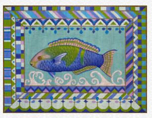 click here to view larger image of Fish (hand painted canvases)