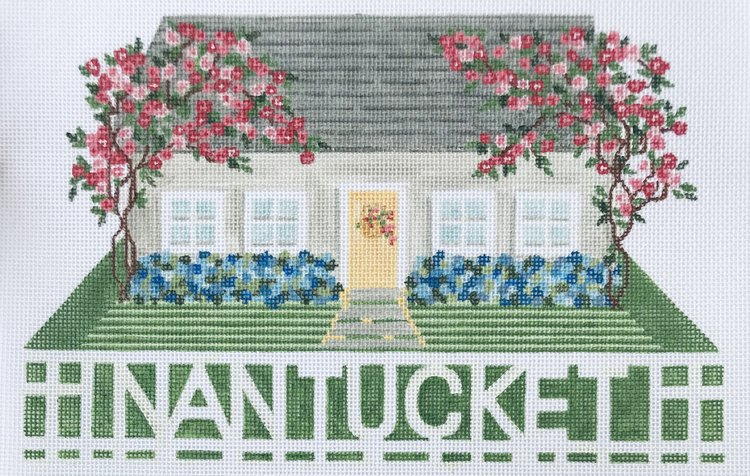click here to view larger image of Rose Cottage (hand painted canvases)