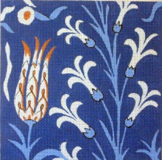 click here to view larger image of Ottoman Tulips (hand painted canvases)