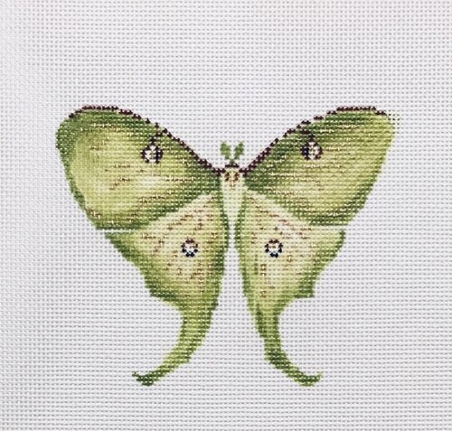 click here to view larger image of Luna Moth (hand painted canvases)