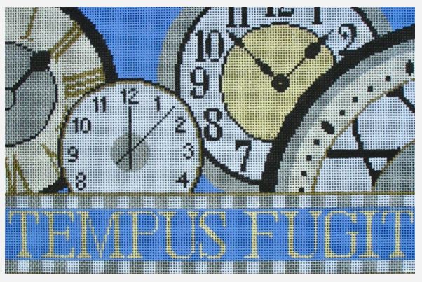 click here to view larger image of Tempus Fugit (hand painted canvases)