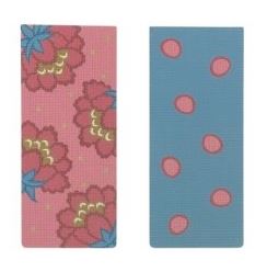 click here to view larger image of Eyeglass Case - Jacobean Flowers/Pink (printed canvas)