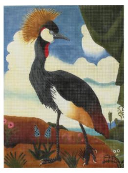 click here to view larger image of African Crowned Crane (hand painted canvases)