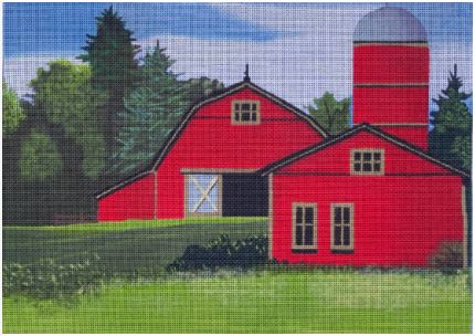 click here to view larger image of Silo and Barn (hand painted canvases)