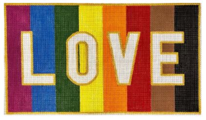 click here to view larger image of Pride Love (hand painted canvases)