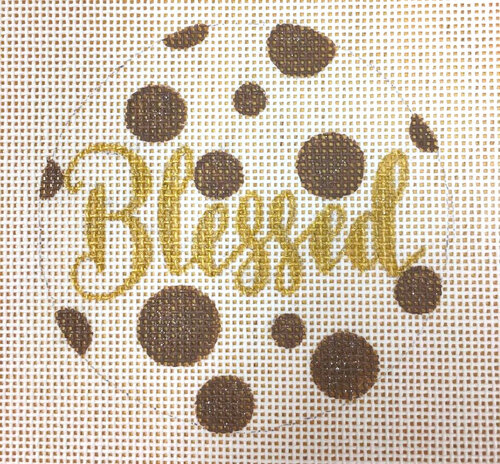 click here to view larger image of Blessed (hand painted canvases)