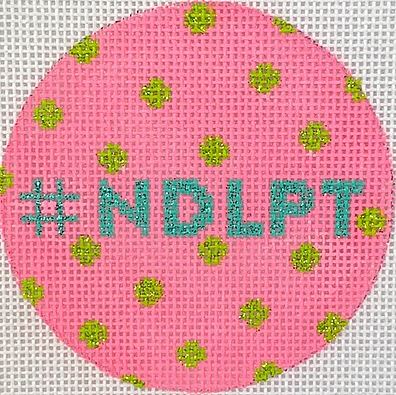 click here to view larger image of # NDLPT - Hot Pink (hand painted canvases 2)