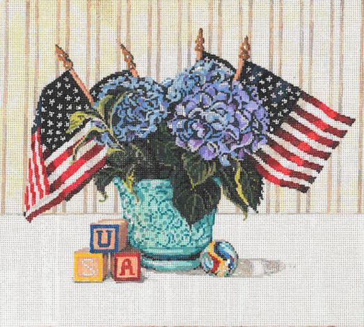 click here to view larger image of USA (hand painted canvases)