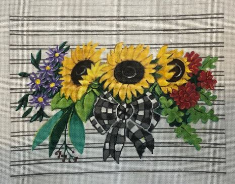 click here to view larger image of Sunflower Bouquet (hand painted canvases)