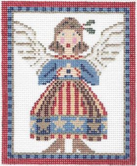 click here to view larger image of Americana Angel (hand painted canvases)