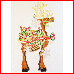 click here to view larger image of Reindeer - RR-04 (hand painted canvases)