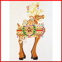 click here to view larger image of Reindeer - RR-05 (hand painted canvases)