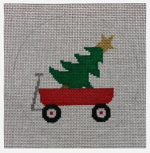 click here to view larger image of Radio Flyer Wagon (hand painted canvases)