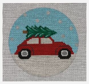 click here to view larger image of Volkswagon Christmas (hand painted canvases)