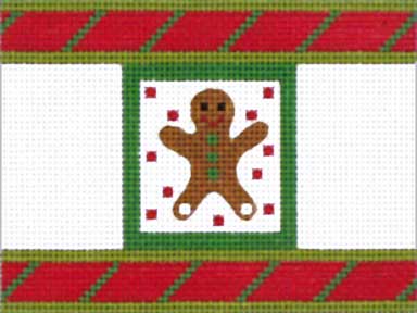 click here to view larger image of Christmas Gingerbread Man Cracker (hand painted canvases)