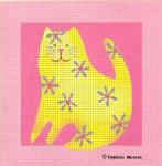 click here to view larger image of Yellow Cat (hand painted canvases)
