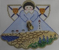 click here to view larger image of Nova Scotia Lighthouse  Angel (hand painted canvases)