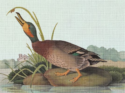 click here to view larger image of Vintage Duck (hand painted canvases)