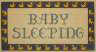 click here to view larger image of Baby Sleeping Duck Border (hand painted canvases)