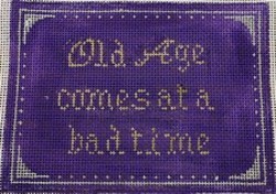 click here to view larger image of Old Age Comes at a Bad Time (hand painted canvases)