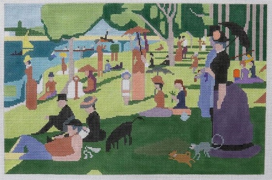click here to view larger image of Seurat Grand Afternoon (hand painted canvases)