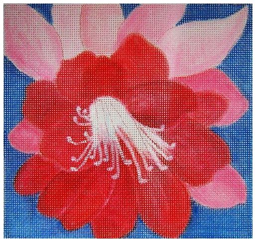 click here to view larger image of Godfrey Cactus Flower (hand painted canvases)