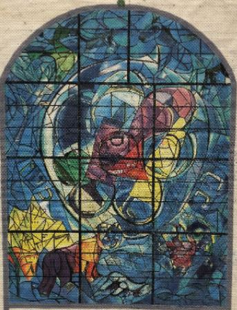 click here to view larger image of Benjamin Chagall Window (hand painted canvases)