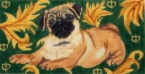 click here to view larger image of Fawn Pug EGC (hand painted canvases)