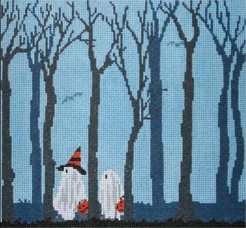 click here to view larger image of Trick or Trees (hand painted canvases)