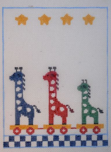click here to view larger image of Giraffes for Boy Baby (hand painted canvases)