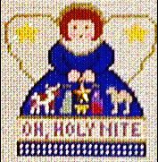 click here to view larger image of Nativity Mini Angel (hand painted canvases)