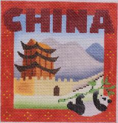 click here to view larger image of Postcard - China (hand painted canvases)