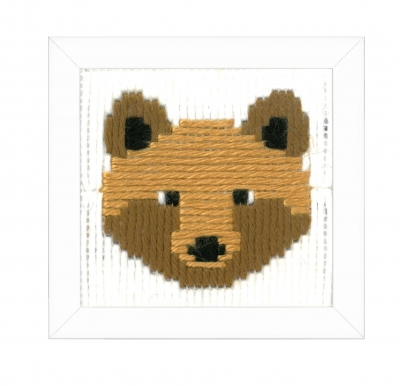 click here to view larger image of Bruno (Bear) Long Stitch (needlepoint kits)