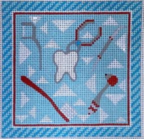 click here to view larger image of Dentist Square (hand painted canvases)