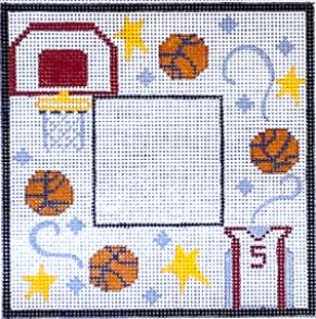click here to view larger image of Basketball Frame (hand painted canvases)
