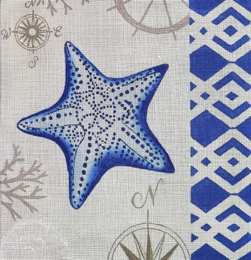 click here to view larger image of Tahitian Sea Star  (hand painted canvases)