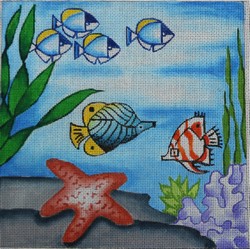 click here to view larger image of Tranquil Sea C (hand painted canvases)