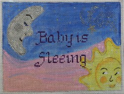 click here to view larger image of Sun/ Moon Baby Sleeping  (hand painted canvases)