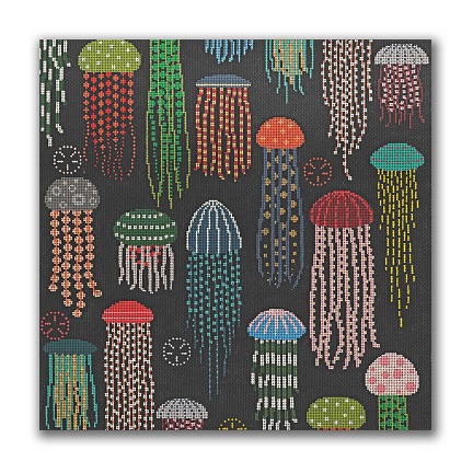 Just Jellies hand painted canvases 