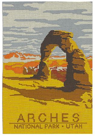 click here to view larger image of Arches National Park (hand painted canvases)
