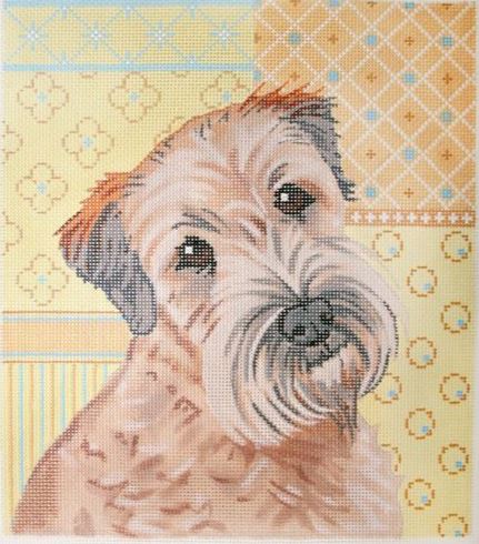 click here to view larger image of Wheaten Terrier (hand painted canvases)