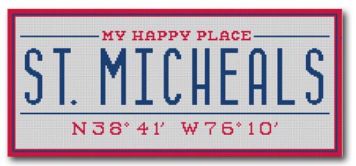 click here to view larger image of My Happy Place - St Michaels (MD) (hand painted canvases)