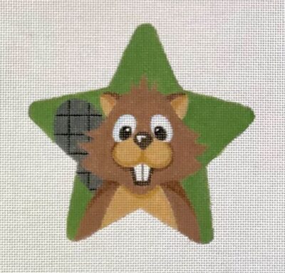 click here to view larger image of Beaver Star (hand painted canvases)