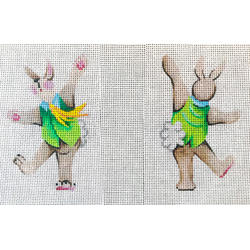 click here to view larger image of Two Sided Bunny (hand painted canvases)