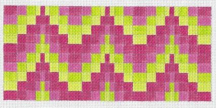 click here to view larger image of Bargello Lilly (hand painted canvases)